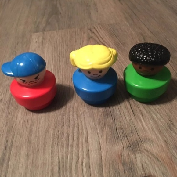 Three Fisher Price Chunky Little People Vintage - Picture 3 of 7